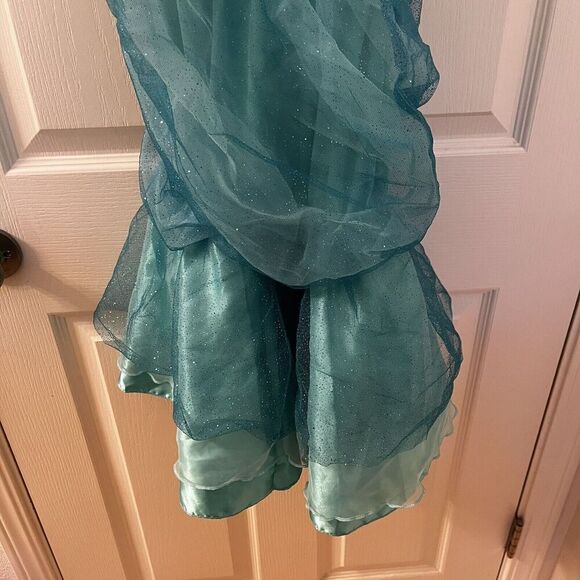 Disney Store Ariel The Little Mermaid Dress Costume Halloween Girls Size 5-6 - Picture 14 of 15